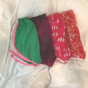 Bundle: 4 pairs Nike shorts
